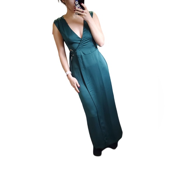 ZARA Satin jumpsuit - Picture 1 of 4